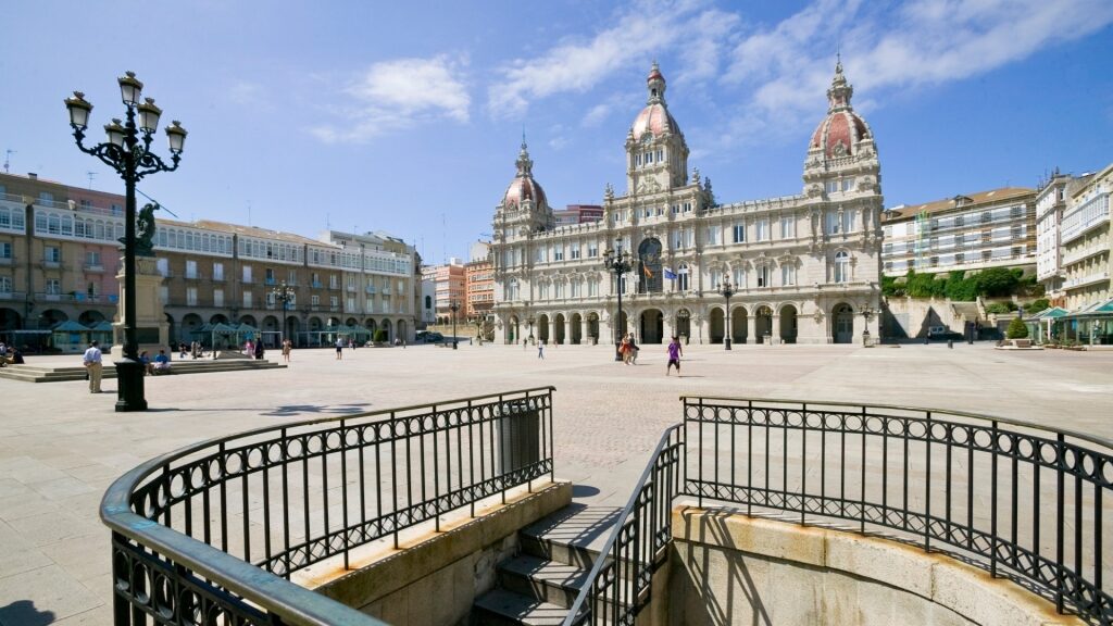 Street view of A Coruña