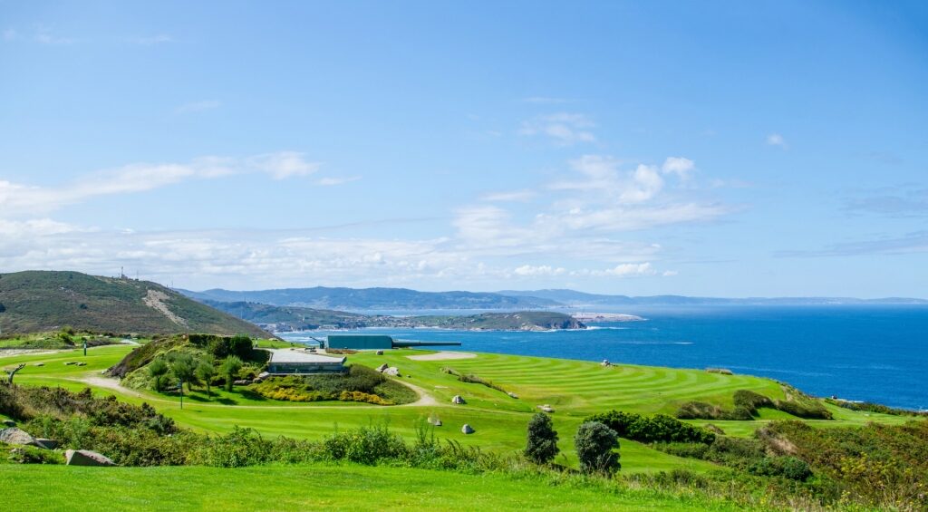 View from Monte de San Pedro viewpoint, A Coruña