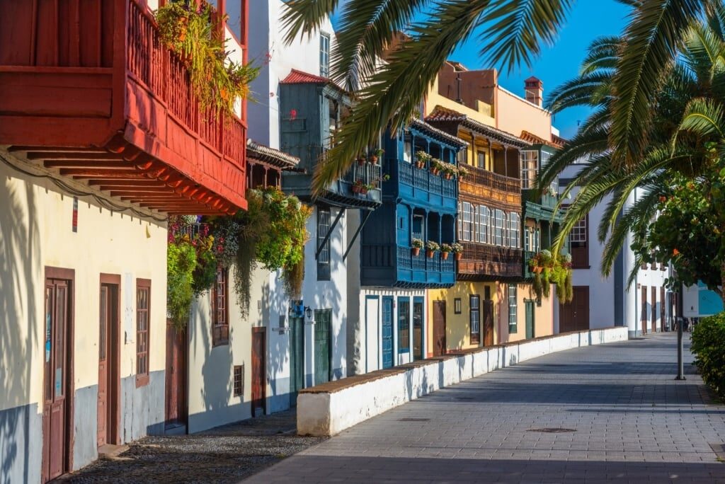 Street view of Santa Cruz de la Palma, La Palma