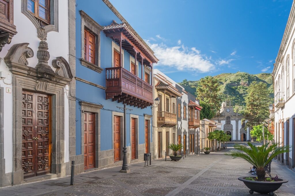 Street view of Teror in Gran Canaria, Canary Islands