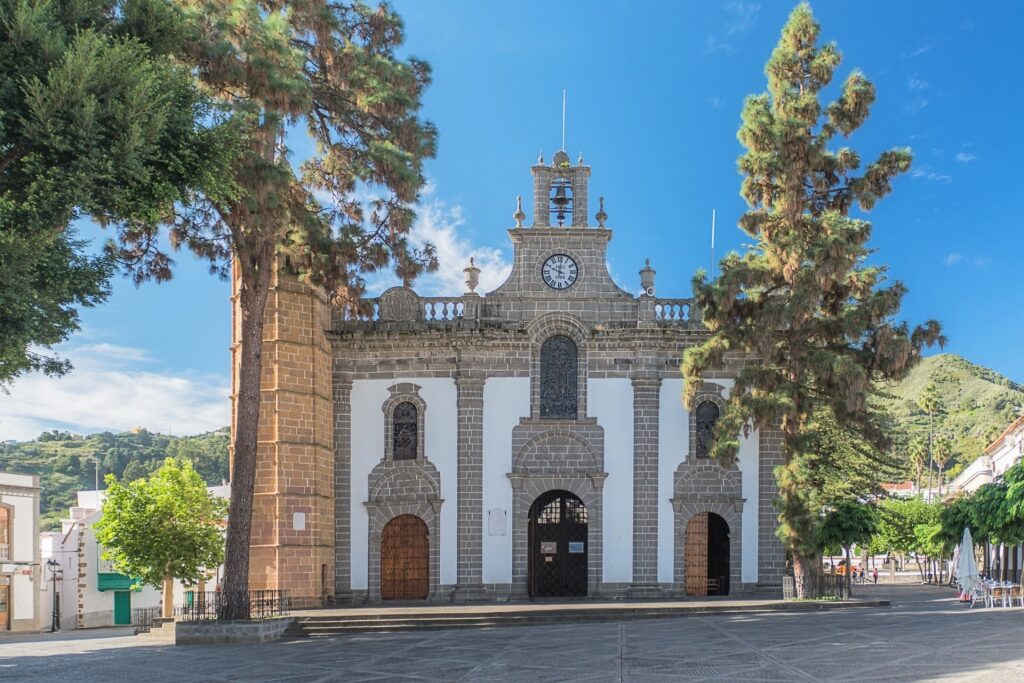 Exterior of Basilica de Nuestra Señora del Pino in Teror, Gran Canaria, Canary Islands