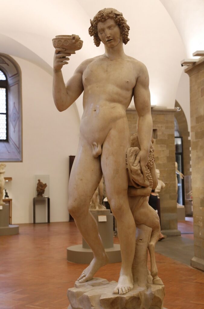 Michelangelo's Bacchus in Bargello National Museum