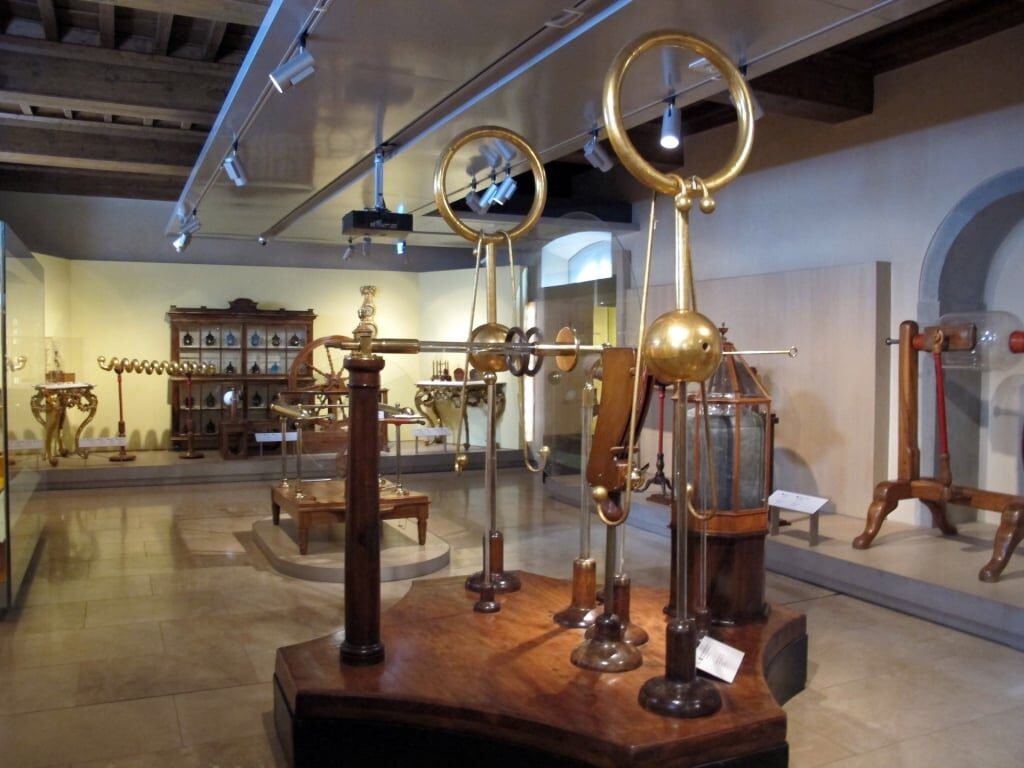 View inside the Museo Galileo