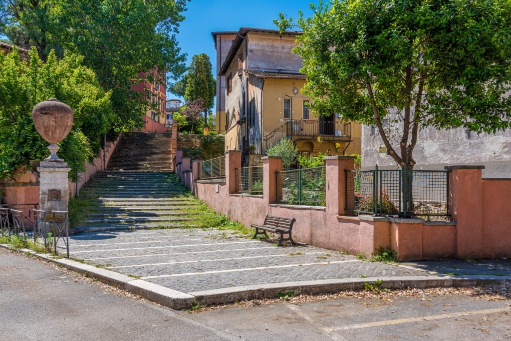 Street view of Garbatella