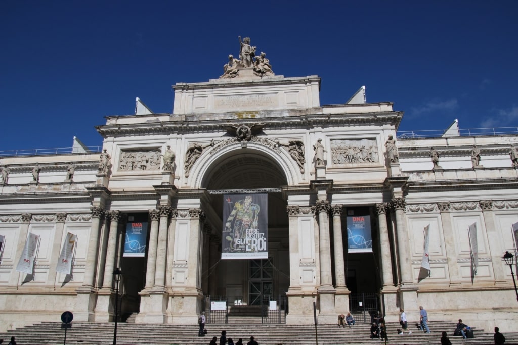 Beautiful facade of Palazzo delle Esposizioni