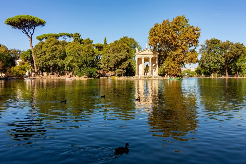 Lake in Villa Borghese, Parioli