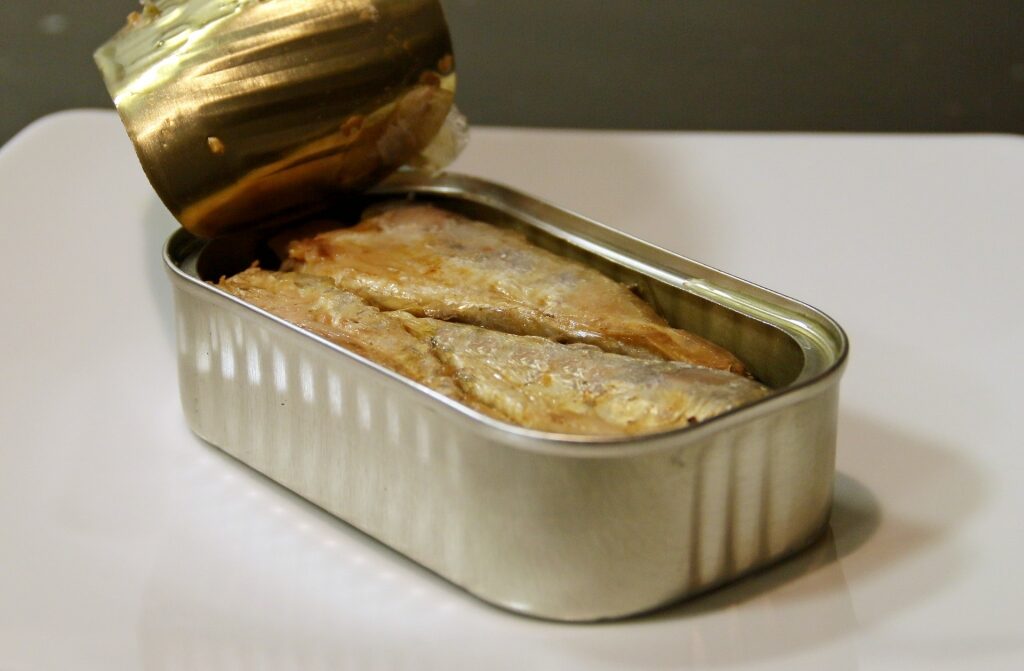 Sardines in a tin can 