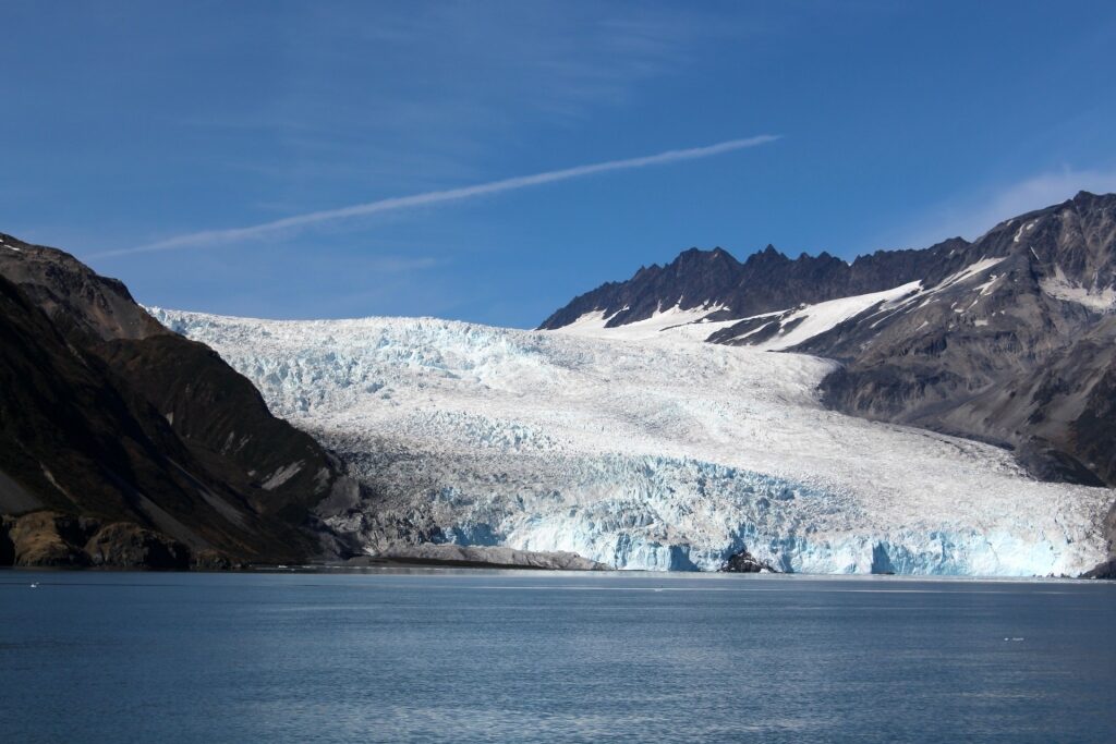 Icy landscape of Aialik Glacier, Alaska