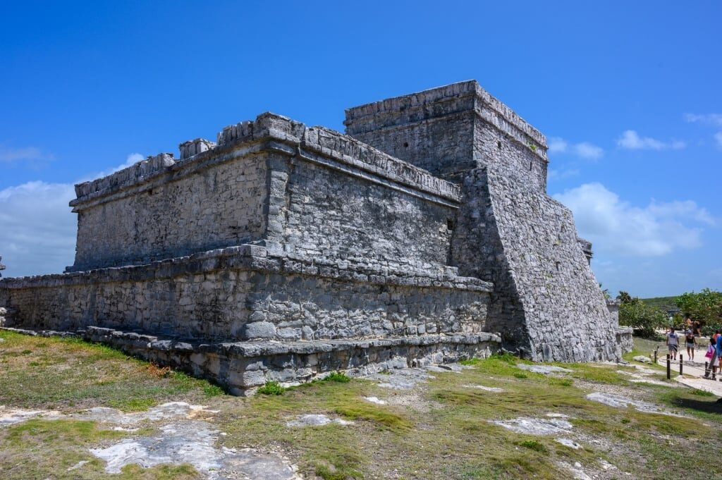 Historic site of Tulum Mayan ruins