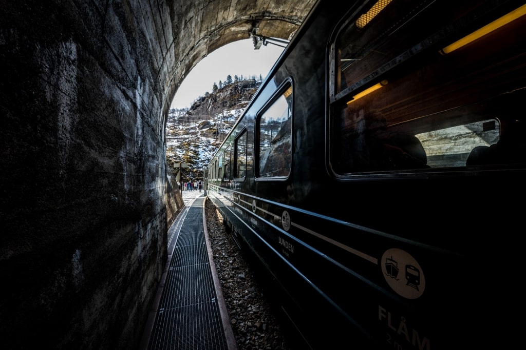 View of Flåm Railway, Norway