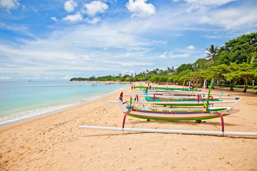 Fine sands of Nusa Dua Beach, Bali