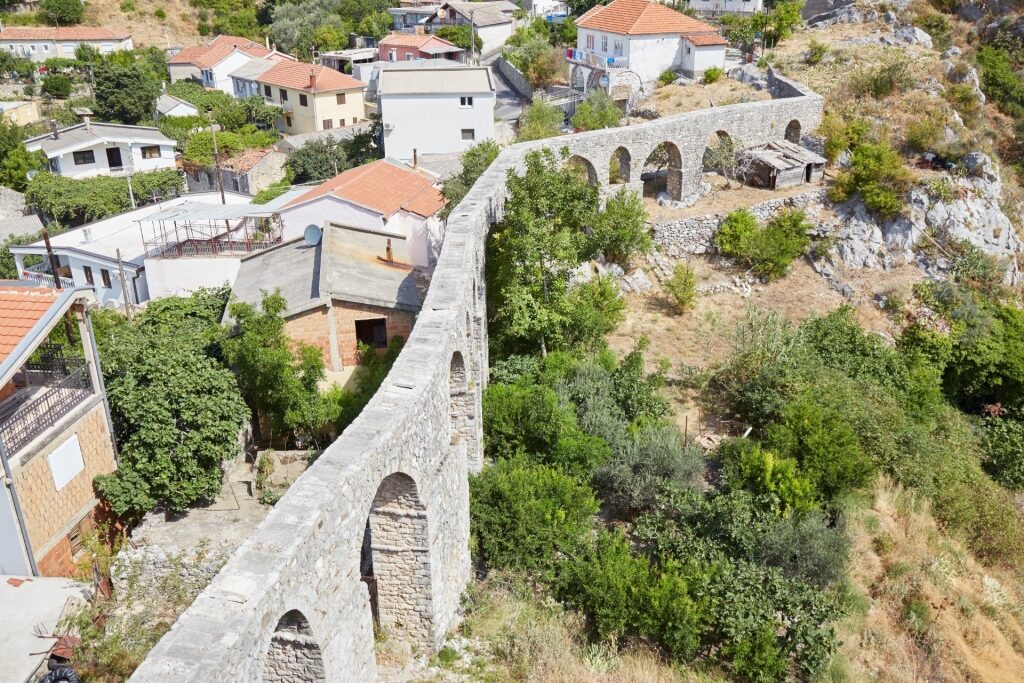 Aerial view of Bar Aqueduct