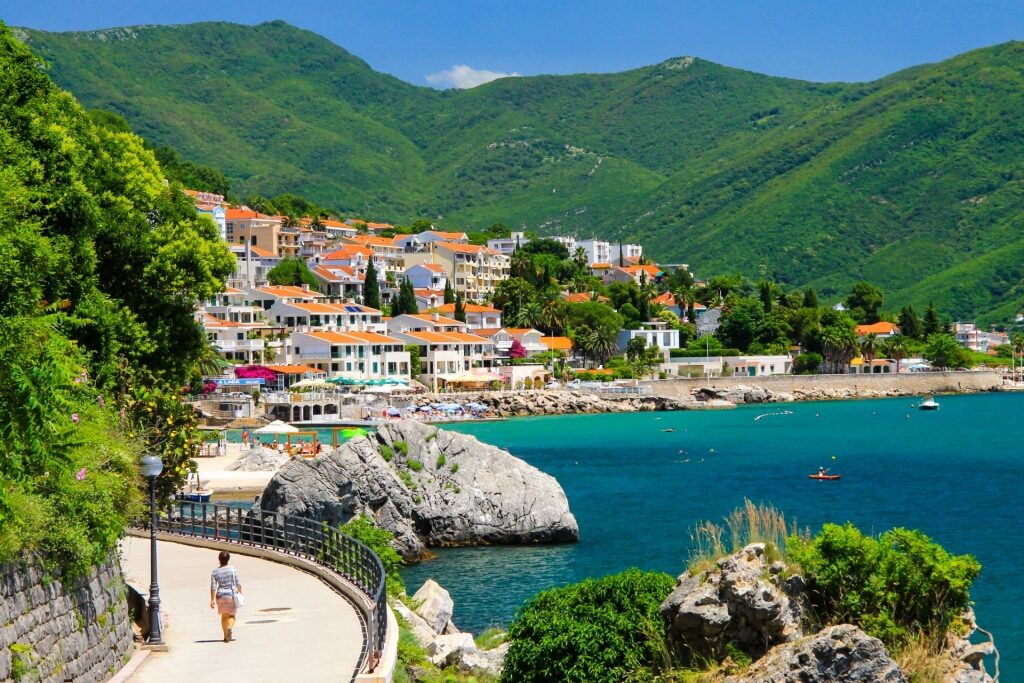 Waterfront of Herceg Novi