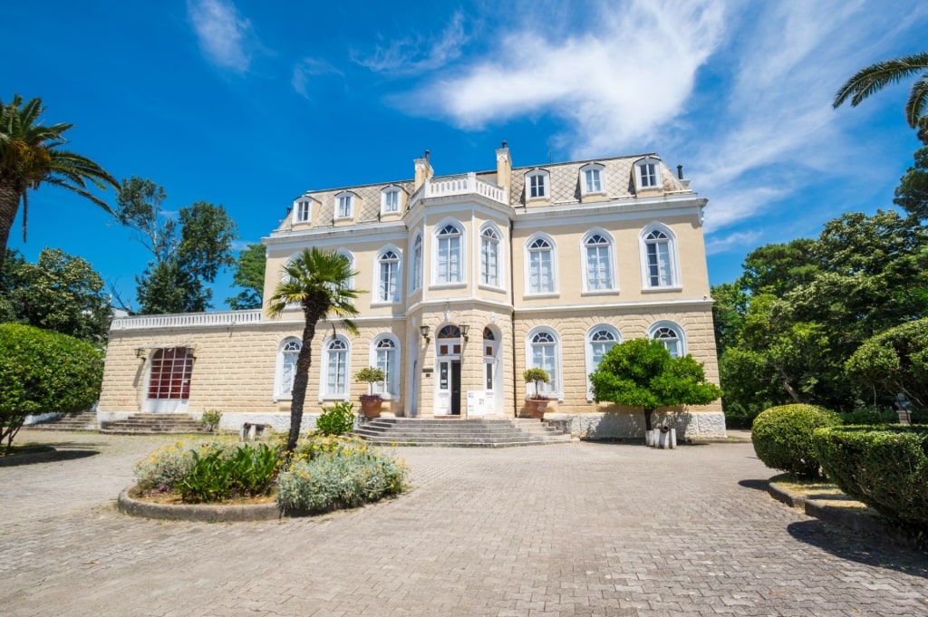 White facade of King Nikola's Palace, Bar