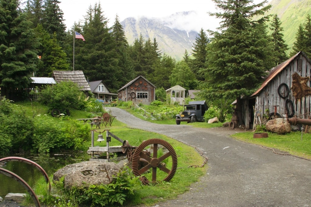 View of Crow Creek Gold Mine, Girdwood