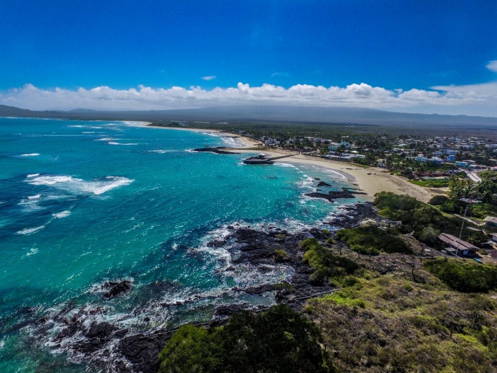 Aerial view of San Cristobal