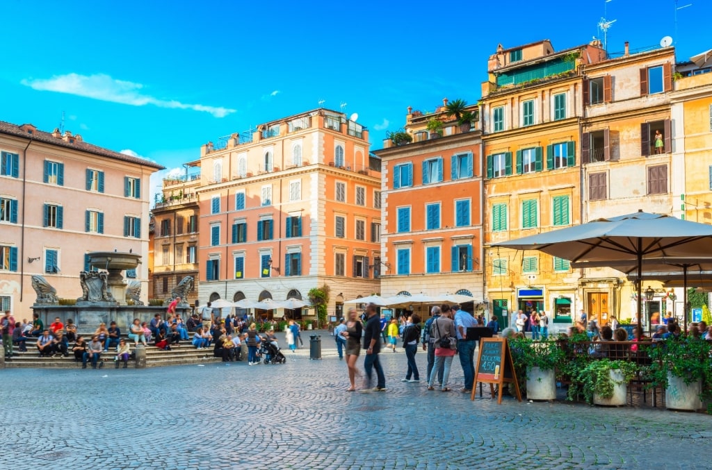 Street view of Trastevere