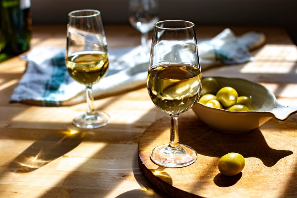 Sherry wine in Spain
