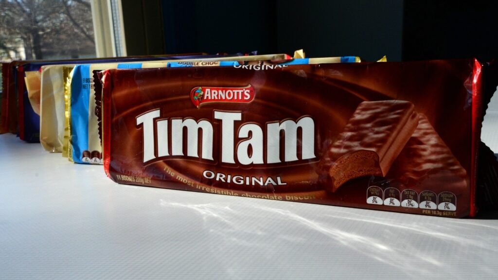 View of the iconic Tim Tams