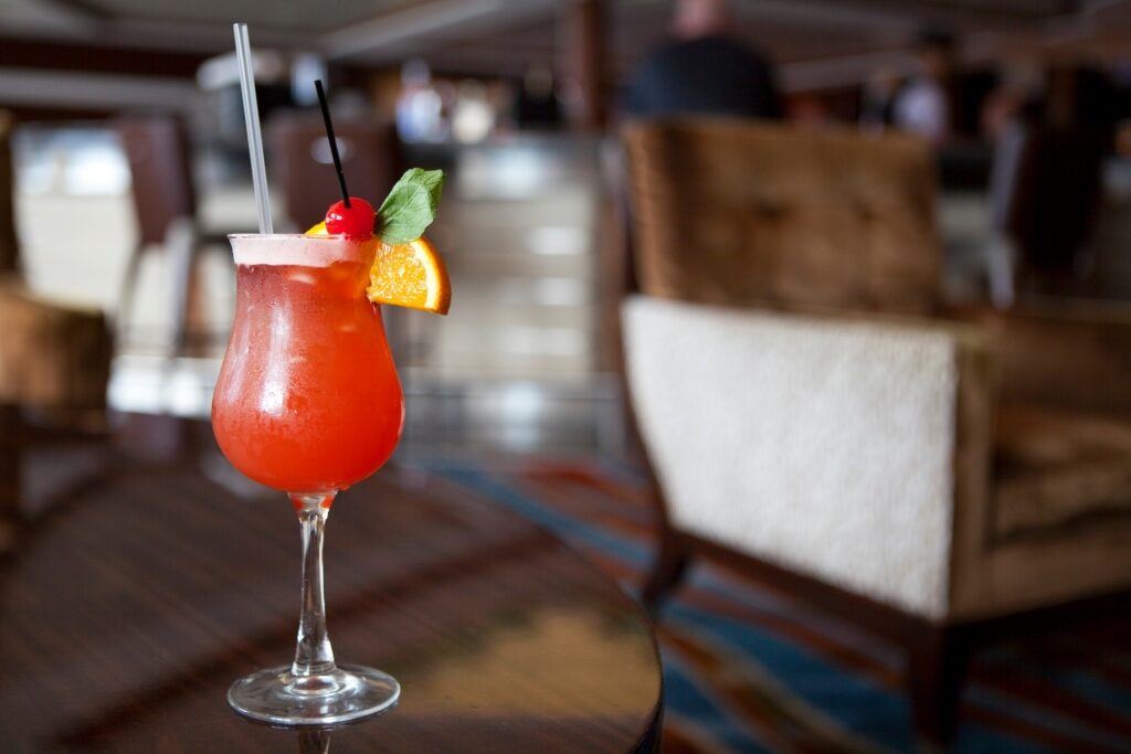 Bahama Mama in a glass