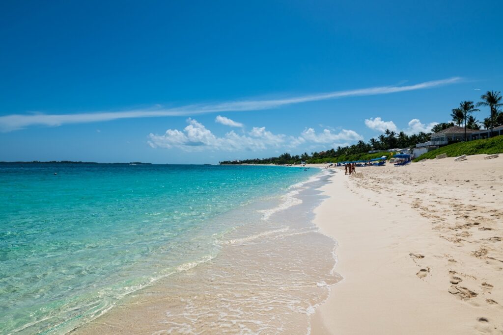 White sands of Cabbage Beach, Nassau