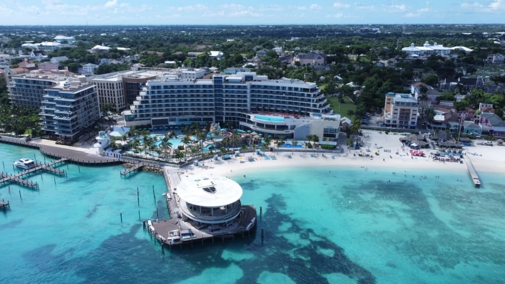 Clear waters of Junkanoo Beach, Nassau