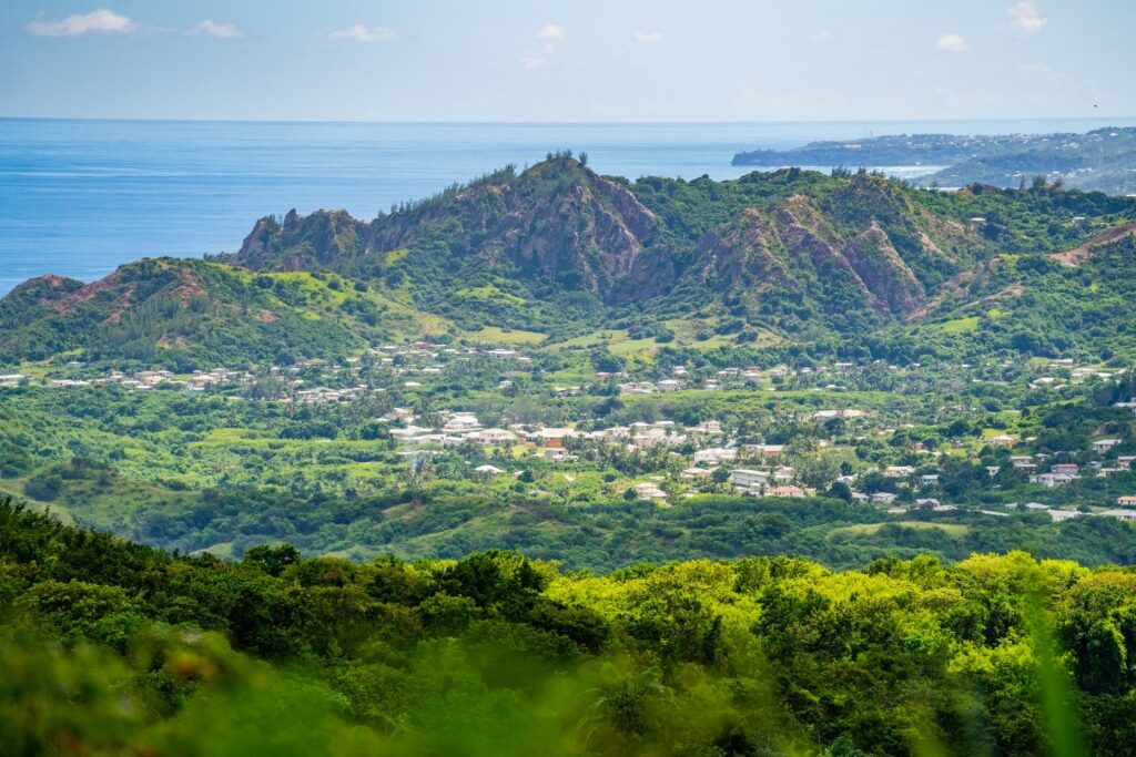 Scenic view from Farley Hill National Park, Barbados