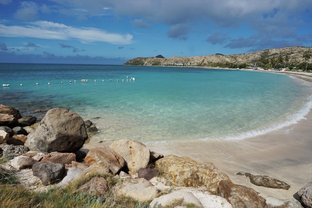 Clear waters of Cockleshell Bay, St. Kitts