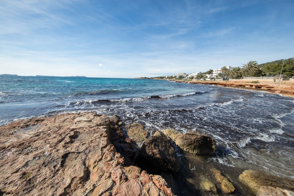 Coastline of Ibiza