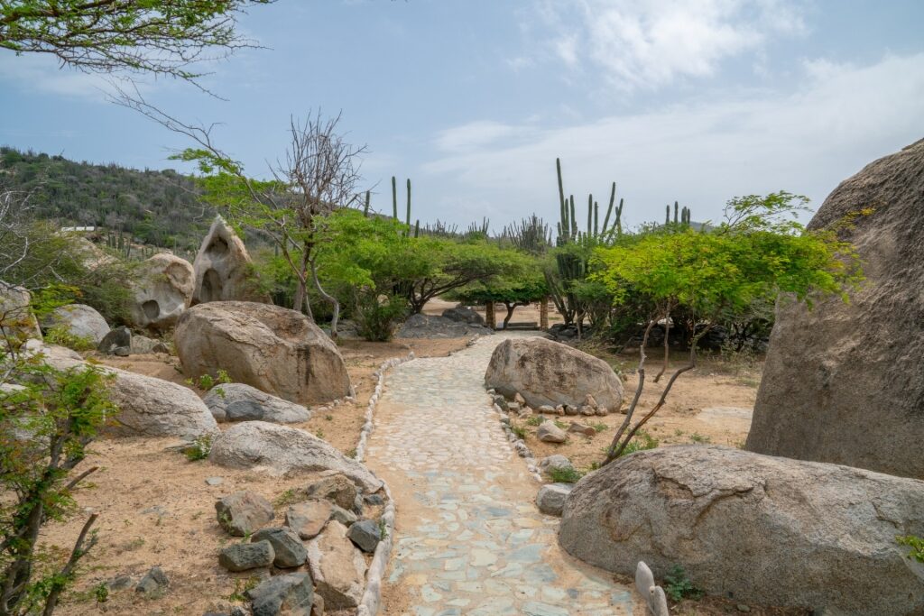 Trail within Casibari Rock Formations, Aruba