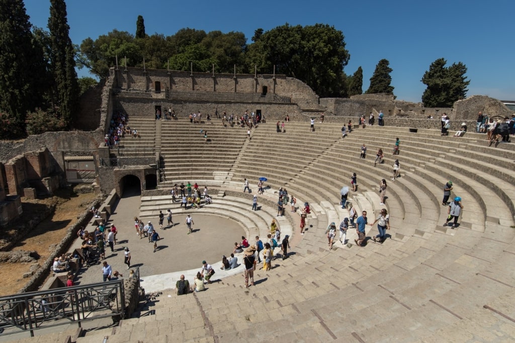 Historic site of Pompeii, Italy