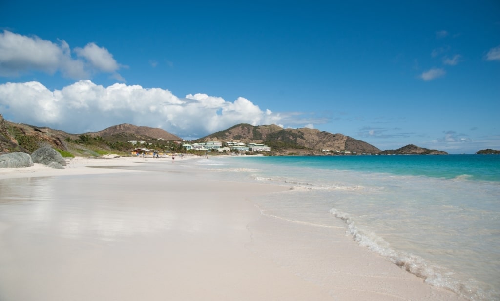 White sands of Orient Beach, St. Maarten