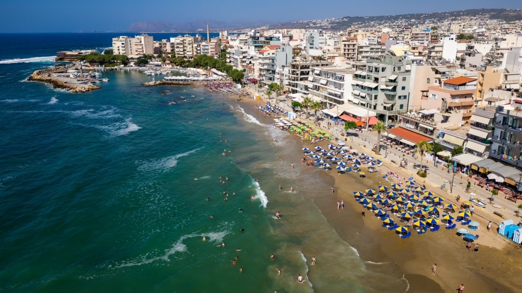 Beach in Nea Chora, Chania