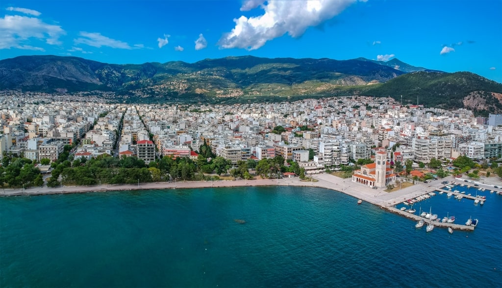 Pretty waterfront of Volos