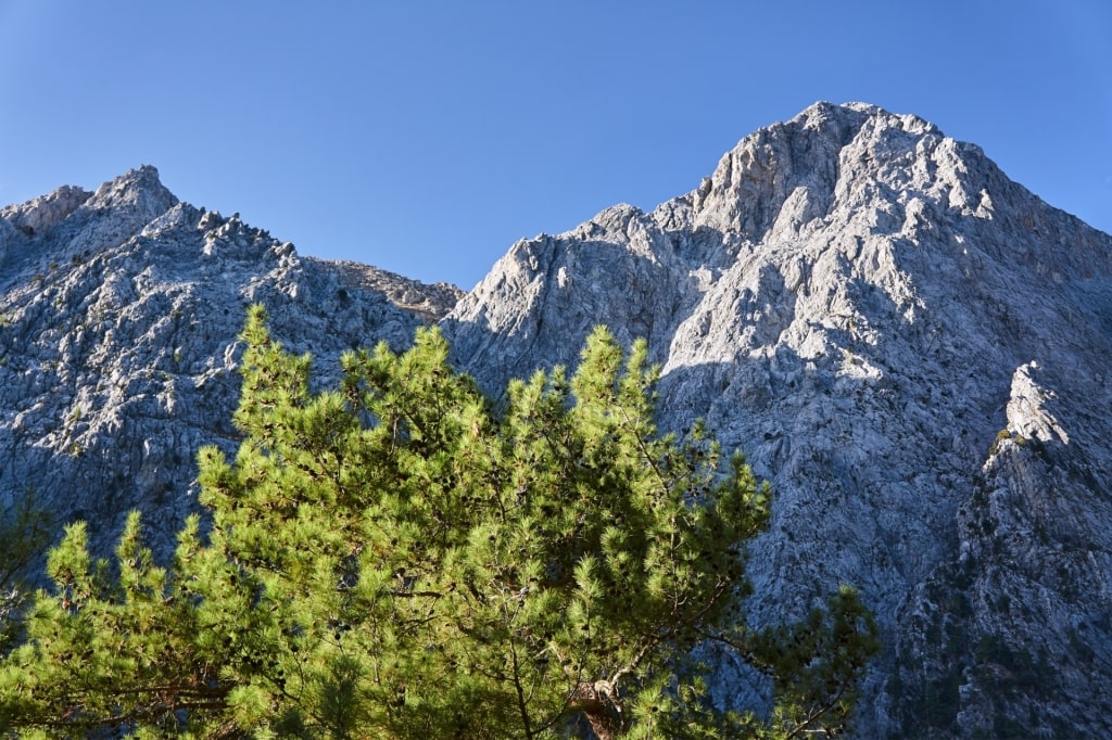 Rocky landscape of The Lefka Ori (White Mountains), Crete