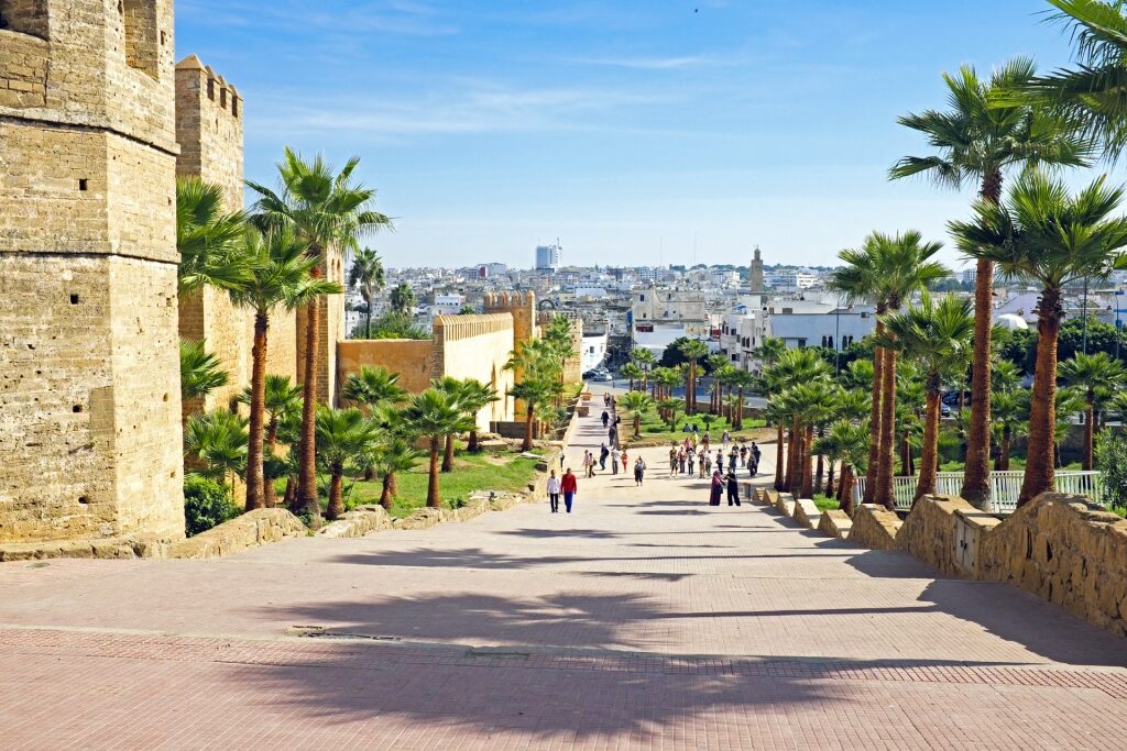 Street view of Rabat