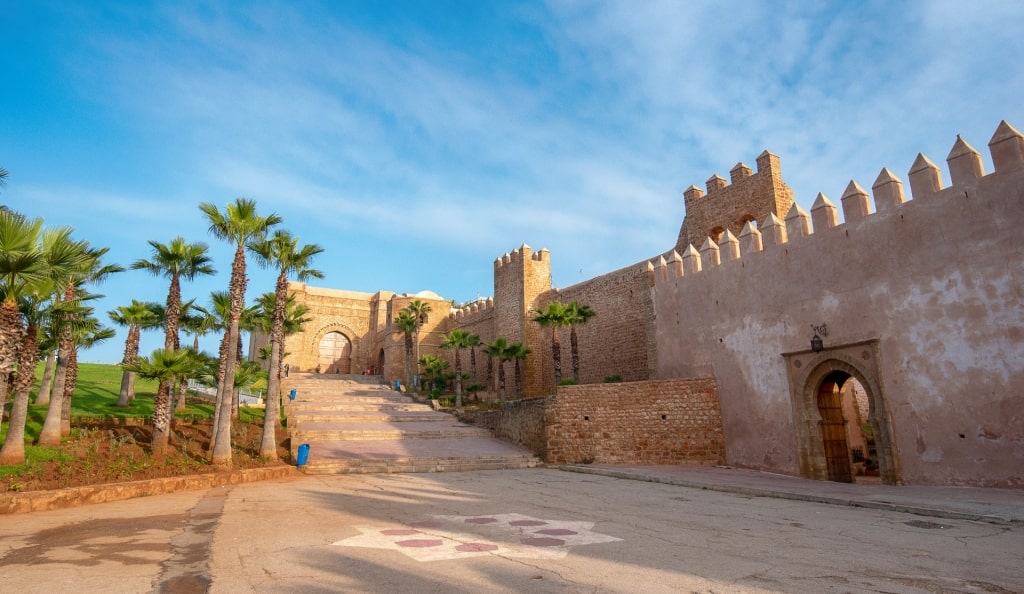 View of Kasbah of the Oudayas, Rabat