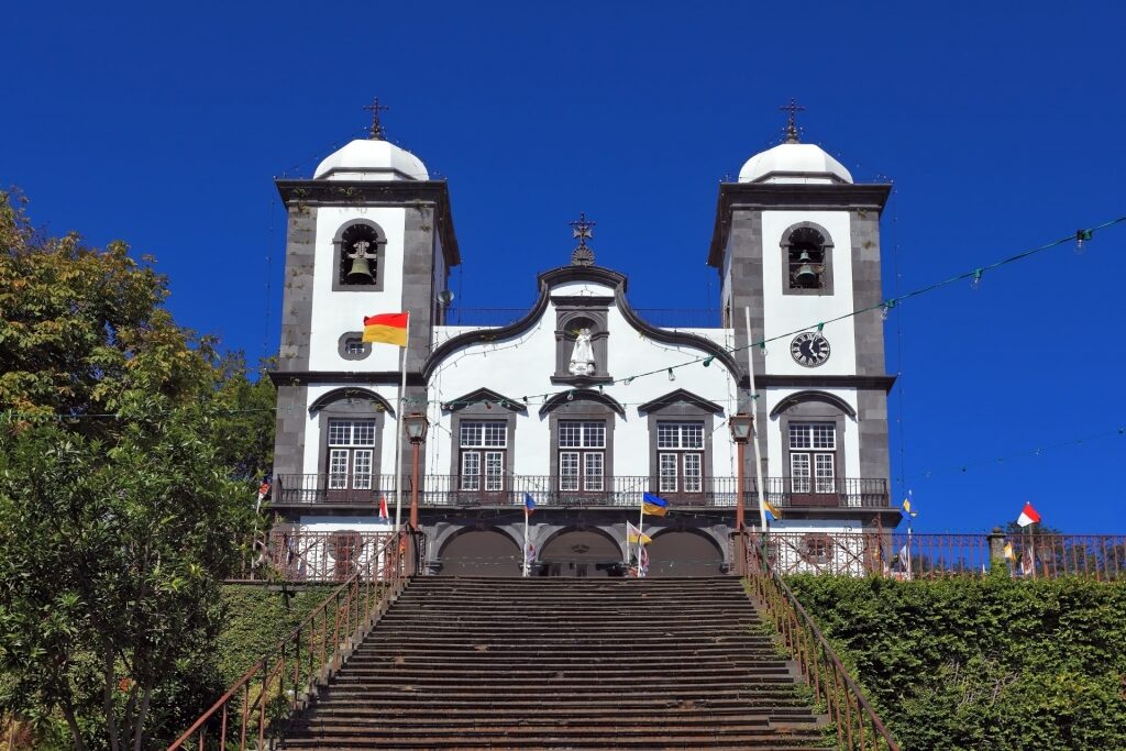 Exterior of Nossa Senhora do Monte Church