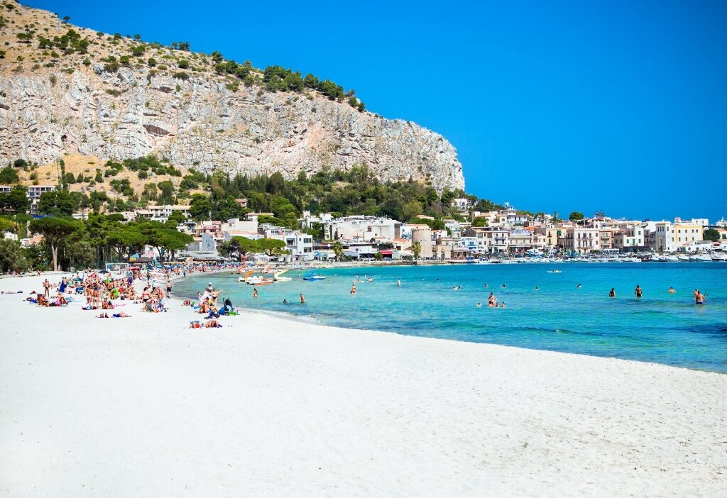 Mondello Beach, one of the best things to do in Palermo