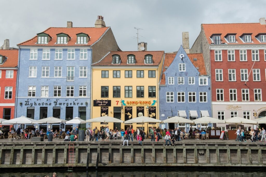 Colorful waterfront of Nyhavn, Copenhagen