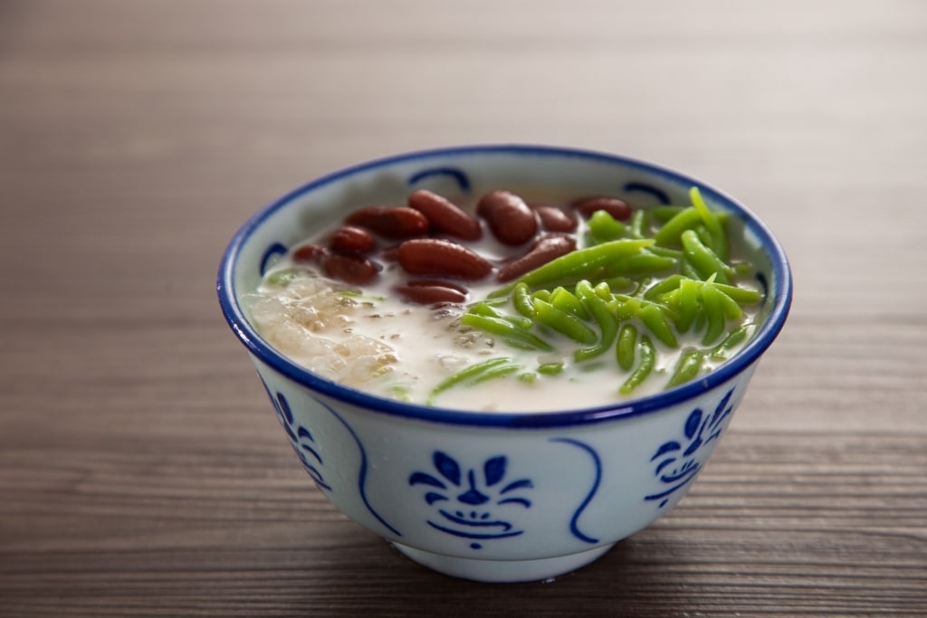 Bowl of sweet chendol