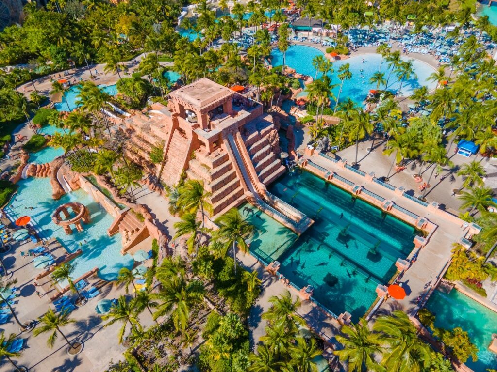 Aerial view of Atlantis Resort, Nassau