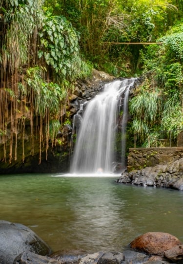 Annandale Waterfall, one of the best Caribbean waterfalls