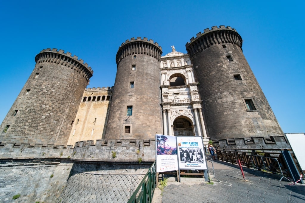 Historic Maschio Angioino in Naples, Italy