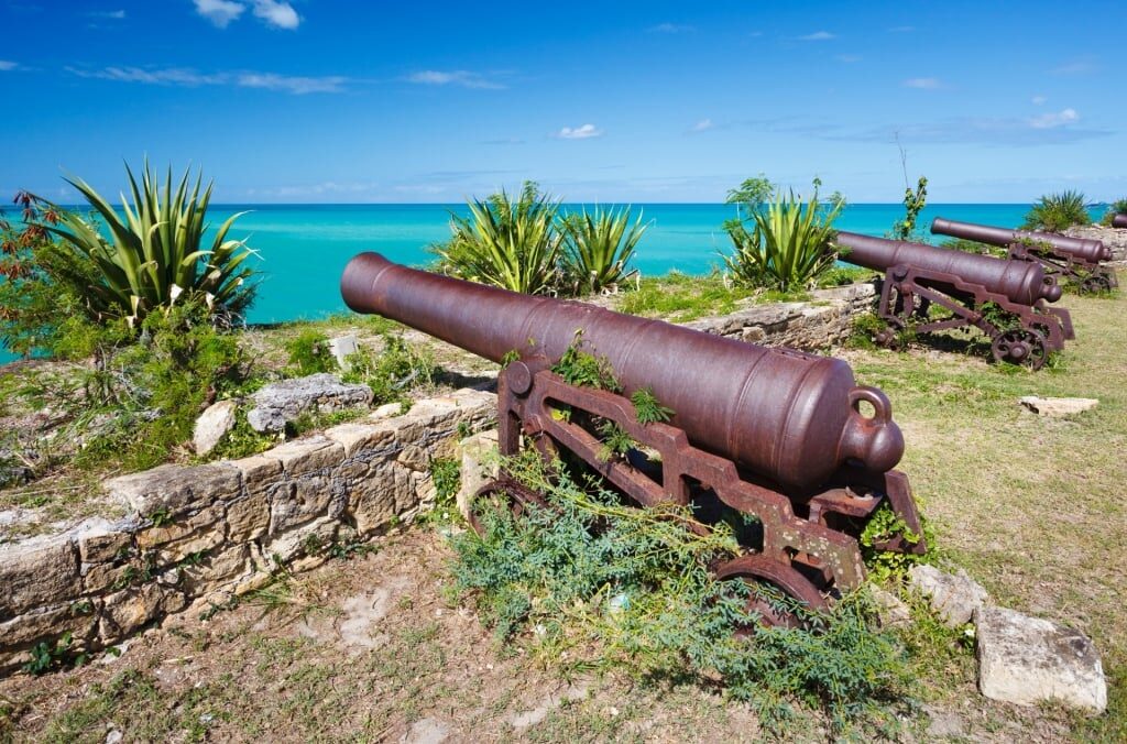 Fort James in St Johns, Antigua