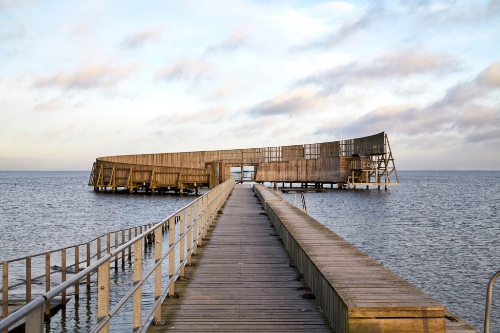 Boardwalk leading to Kastrup Søbad