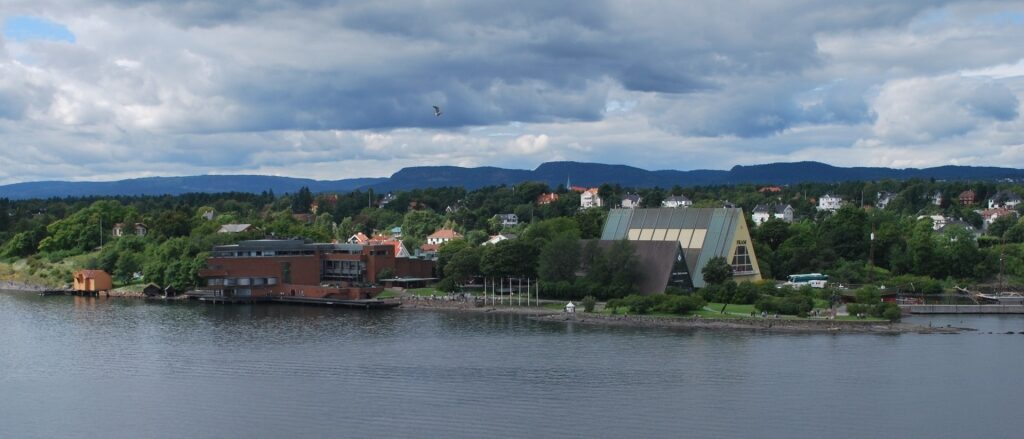 View of Norwegian Maritime Museum from the water