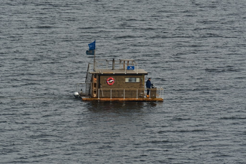 Floating sauna of KOK