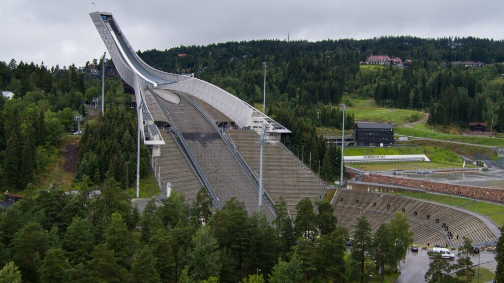 View of Holmenkollen Ski Museum & Tower