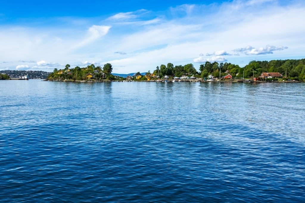 View of Hovedøya from the water